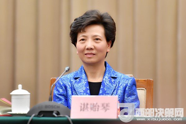 全國人大代表、貴州省委副書記、省長諶貽琴發(fā)言